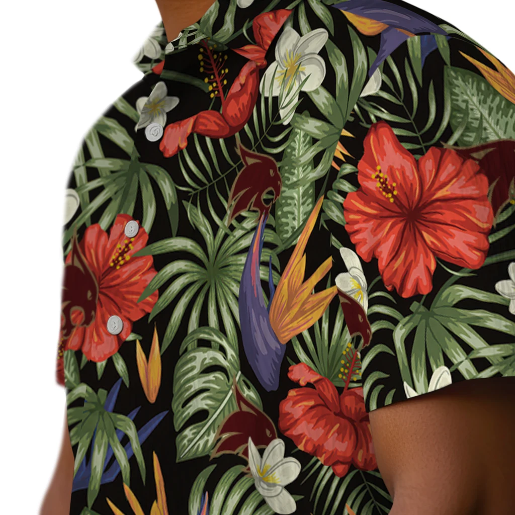 Texas State Bobcats Hawaiian Shirt - Hawaii Floral Hibiscus texas state bobcats hibiscus bird hawaiian shirts trendy