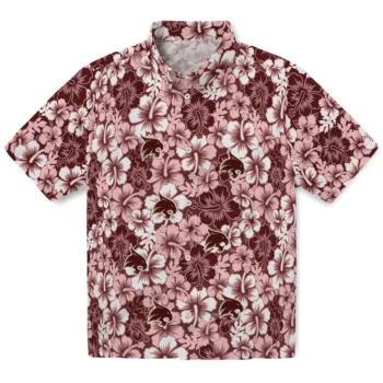 texas state bobcats hibiscus blooms maroon hawaiian shirts best selling