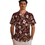 Texas State Bobcats Hawaiian Shirt – Hibiscus Flower Design