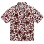 Texas State Bobcats Hawaiian Shirt – Hibiscus Motif