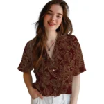 Texas State Bobcats Hawaiian Shirt – Leaf Outline
