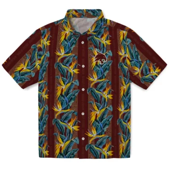 texas state bobcats paradise vines maroon hawaiian shirts best selling