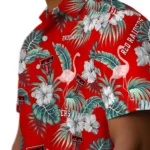 Texas Tech Red Raiders Hawaiian Shirt – Flamingo and Hibiscus