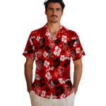 Texas Tech Red Raiders Hawaiian Shirt – Hibiscus Flower Design
