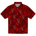 Texas Tech Red Raiders Hawaiian Shirt – Leaf Outline