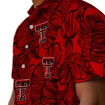 Texas Tech Red Raiders Hawaiian Shirt – Leaf Outline