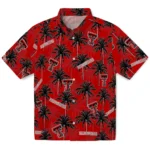 Texas Tech Red Raiders Hawaiian Shirt – Palm Tree Motif