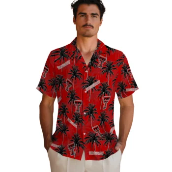 texas tech red raiders palm grove red hawaiian shirts fashion forward
