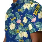 Toledo Rockets Hawaiian Shirt – Flamingo and Hibiscus