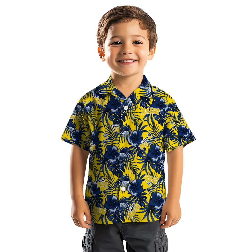 Toledo Rockets Hawaiian Shirt - Hibiscus Exotic toledo rockets hibiscus exotic blue hawaiian shirts top rated