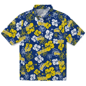toledo rockets hibiscus bloom blue hawaiian shirts best selling