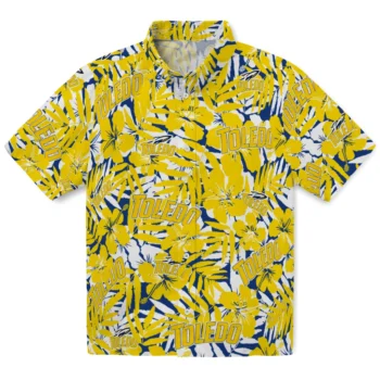 toledo rockets hibiscus overlay hawaiian shirts best selling