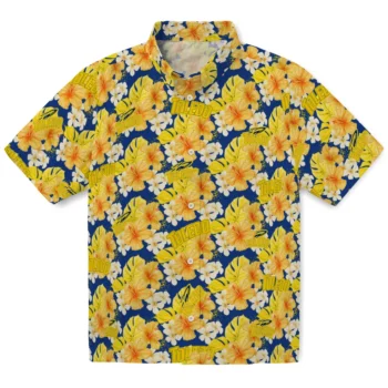 toledo rockets hibiscus tropics blue yellow hawaiian shirts best selling