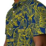 Toledo Rockets Hawaiian Shirt – Leaf Outline