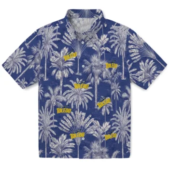 toledo rockets palm shadows blue hawaiian shirts best selling