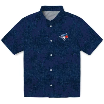 toronto blue jays hibiscus petals blue hawaiian shirts best selling