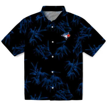 toronto blue jays bamboo branches blue black hawaiian shirts best selling
