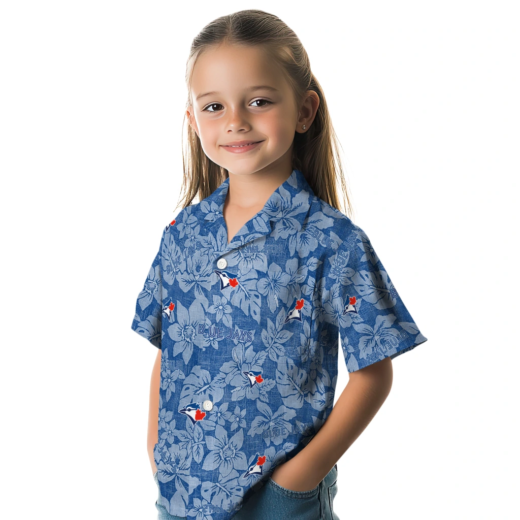 Toronto Blue Jays Hawaiian Shirt - Hibiscus Oasis toronto blue jays hibiscus oasis blue hawaiian shirts premium grade