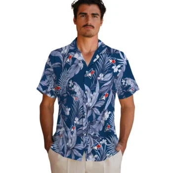 toronto blue jays palm leaves blue hawaiian shirts fashion forward