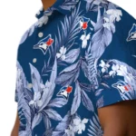 Toronto Blue Jays Hawaiian Shirt – Palm Leaves