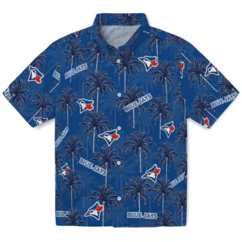 toronto blue jays palm grove blue hawaiian shirts best selling