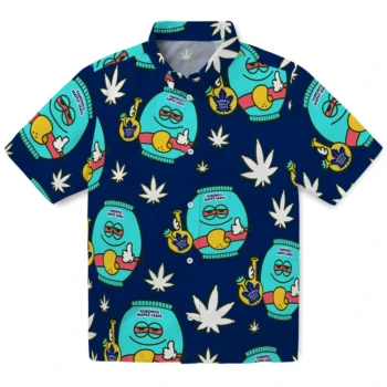 toronto maple leafs bong smile blue hawaiian shirts best selling