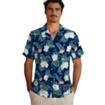 Toronto Maple Leafs Hawaiian Shirt – Flamingo and Hibiscus