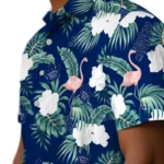Toronto Maple Leafs Hawaiian Shirt – Flamingo and Hibiscus