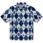 Toronto Maple Leafs Hawaiian Shirt – Golfing Plaid