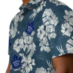 Toronto Maple Leafs Hawaiian Shirt – Hibiscus Flowers