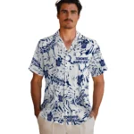 Toronto Maple Leafs Hawaiian Shirt – Hibiscus Overlay