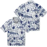 Toronto Maple Leafs Hawaiian Shirt – Hibiscus Overlay
