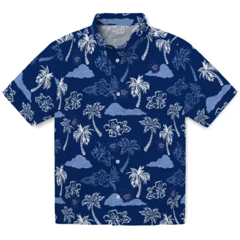 toronto maple leafs palm and clouds blue hawaiian shirts best selling