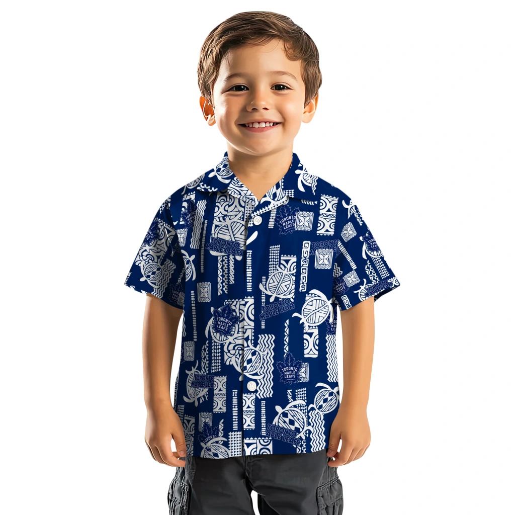 Toronto Maple Leafs Hawaiian Shirt - Turtle Lines toronto maple leafs turtle lines blue hawaiian shirts top rated