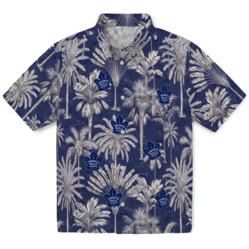 toronto maple leafs palm shadows blue hawaiian shirts best selling