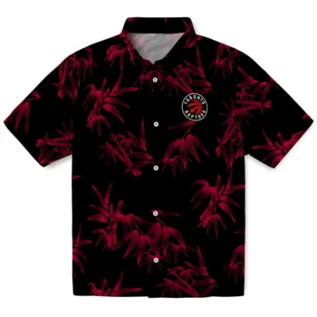 toronto raptors bamboo branches red black hawaiian shirts best selling