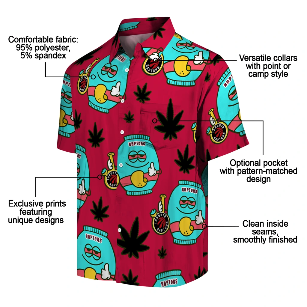 Toronto Raptors Hawaiian Shirt - Chill Vibe toronto raptors bong smile red hawaiian shirts new arrival