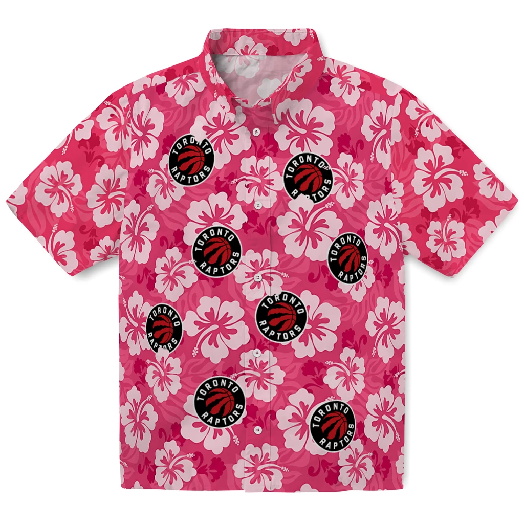 Toronto Raptors Hawaiian Shirt - Hibiscus Cluster toronto raptors hibiscus cluster red hawaiian shirts best selling