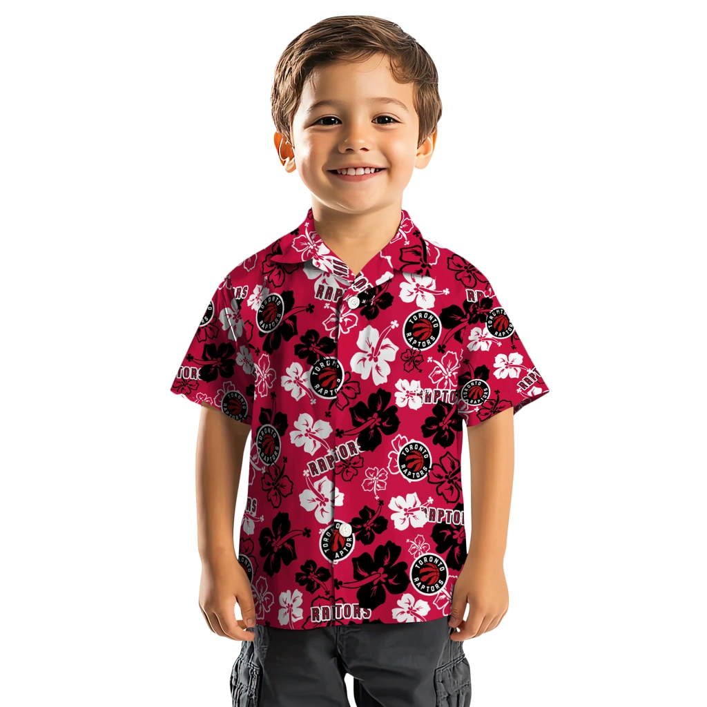 Toronto Raptors Hawaiian Shirt - Hibiscus Flower Design toronto raptors hibiscus bloom red hawaiian shirts top rated