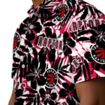 Toronto Raptors Hawaiian Shirt – Hibiscus Overlay