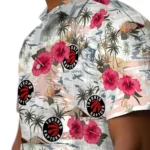 Toronto Raptors Hawaiian Shirt – Hibiscus Seaside