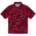 Toronto Raptors Hawaiian Shirt – Leaf Outline