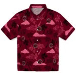 Toronto Raptors Hawaiian Shirt – Palm And Clouds