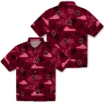 Toronto Raptors Hawaiian Shirt – Palm And Clouds