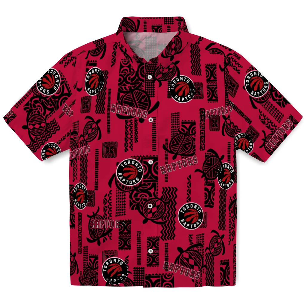 Toronto Raptors Hawaiian Shirt - Turtle Lines toronto raptors turtle lines red hawaiian shirts best selling