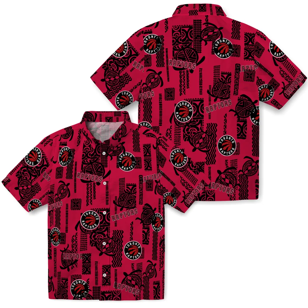 Toronto Raptors Hawaiian Shirt - Turtle Lines toronto raptors turtle lines red hawaiian shirts high quality