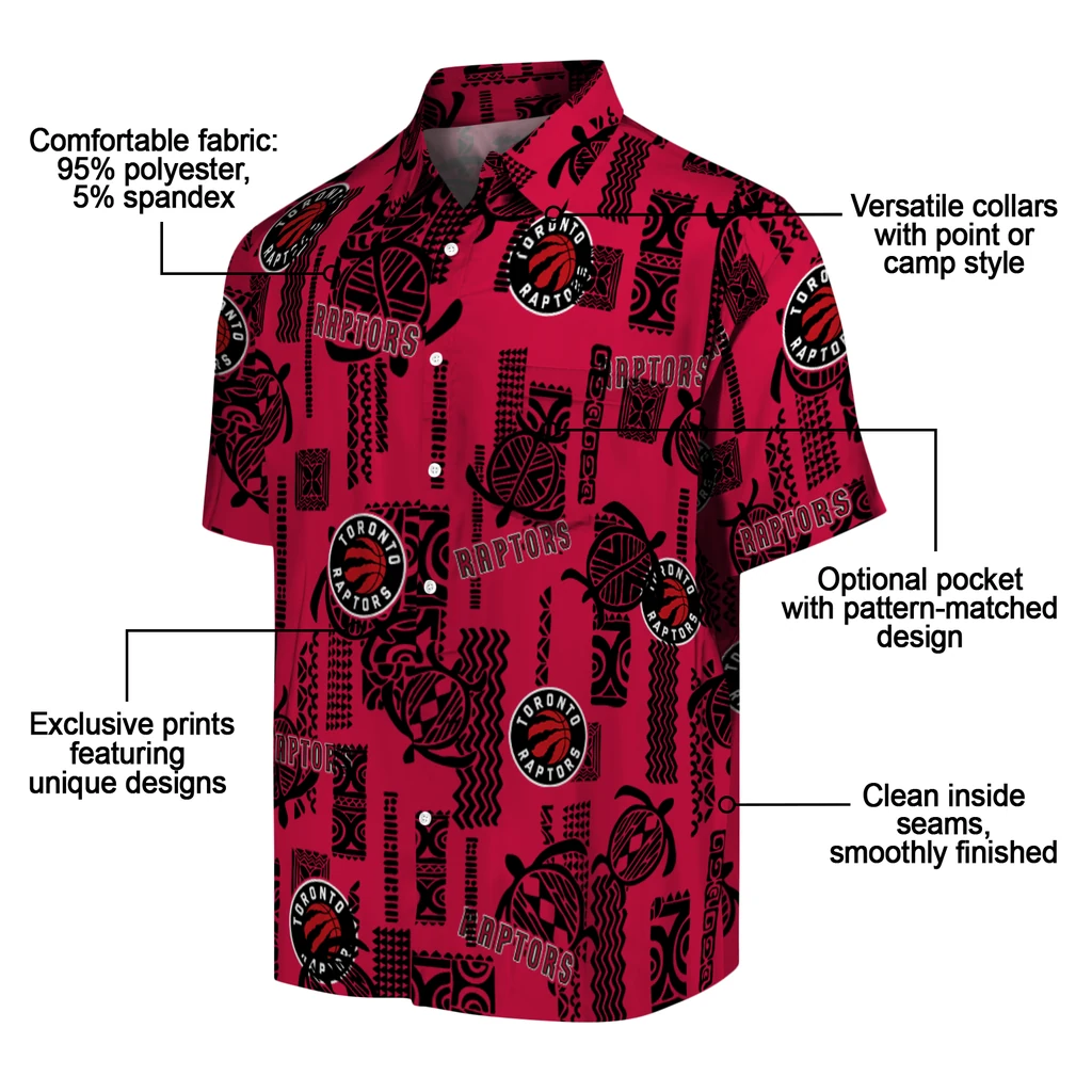 Toronto Raptors Hawaiian Shirt - Turtle Lines toronto raptors turtle lines red hawaiian shirts new arrival