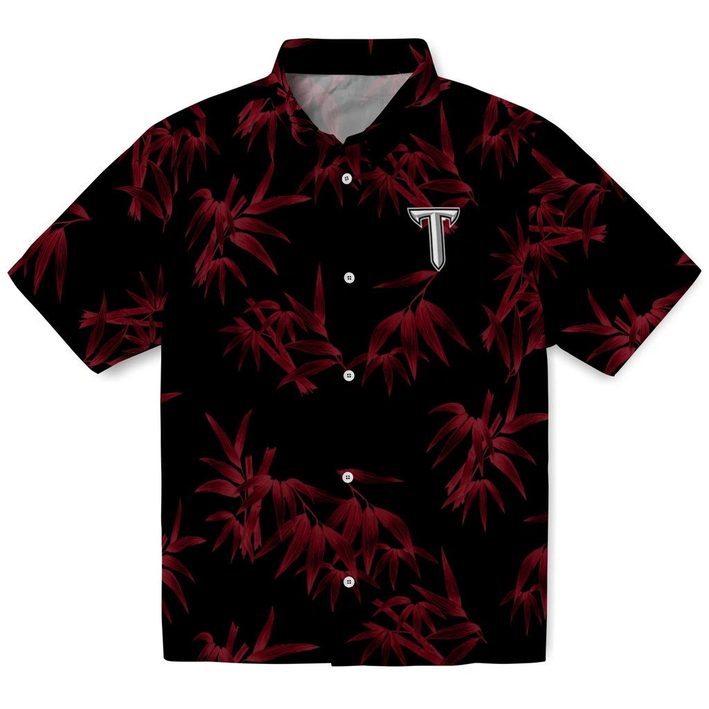 Troy Trojans Hawaiian Shirt - Bamboo Branches troy trojans bamboo branches red black hawaiian shirts best selling
