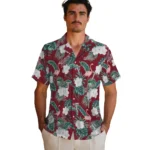 Troy Trojans Hawaiian Shirt – Flamingo and Hibiscus
