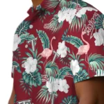 Troy Trojans Hawaiian Shirt – Flamingo and Hibiscus